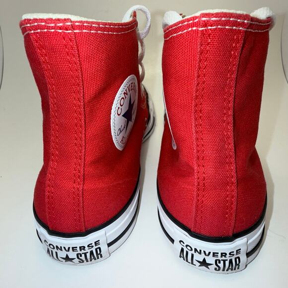 Converse Red High-Top Sneakers - Picture 6 of 8